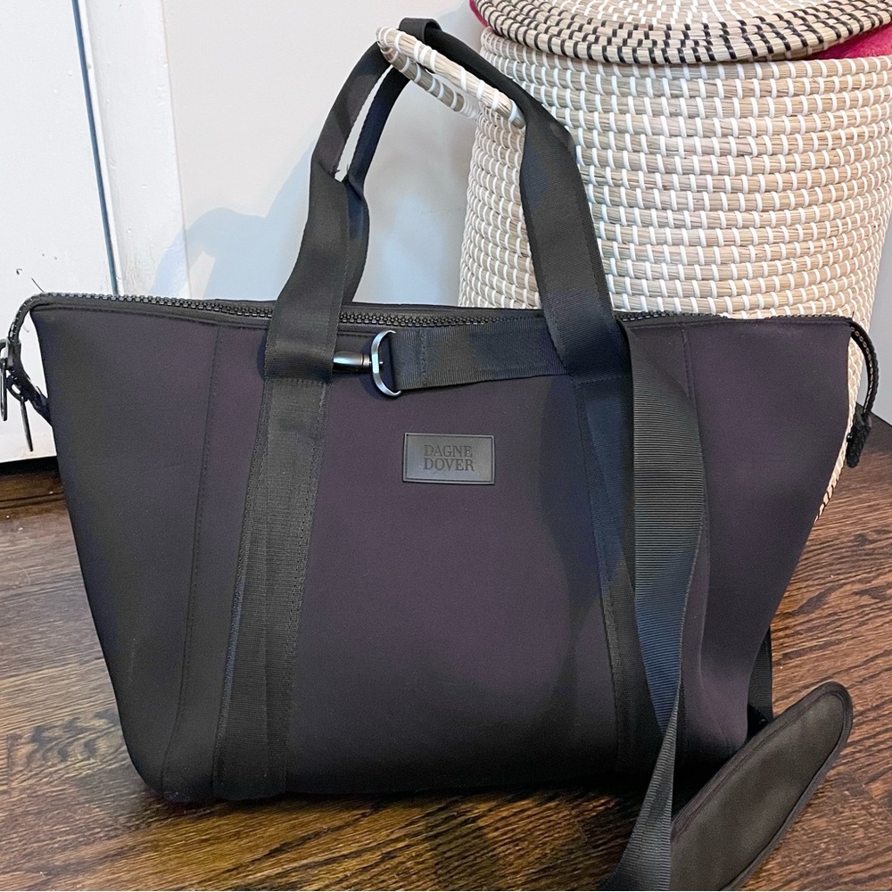 Dagne Dover Classic Black Tote LARGE